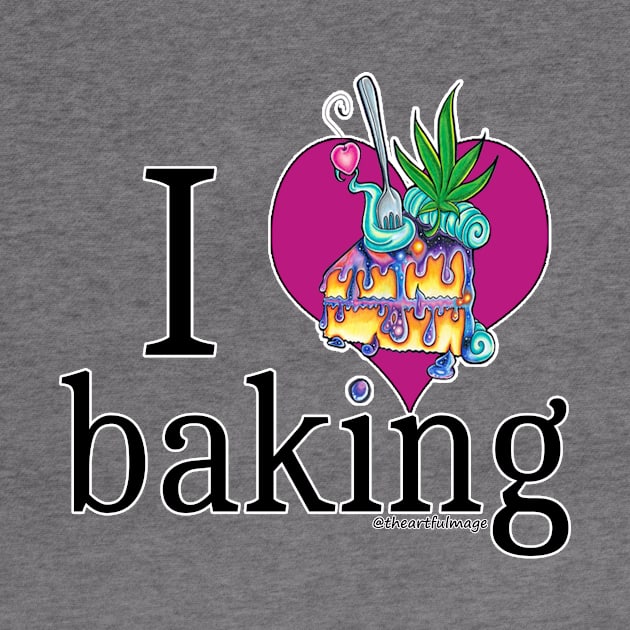 I Heart Baking (Space Cake Version) by Artful Magic Shop